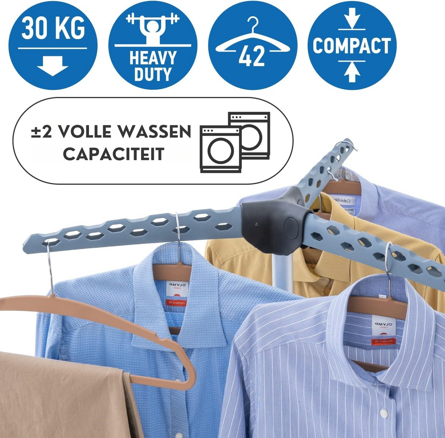 Tatkraft PINE Sturdy Space Saving Collapsible Drying Rack