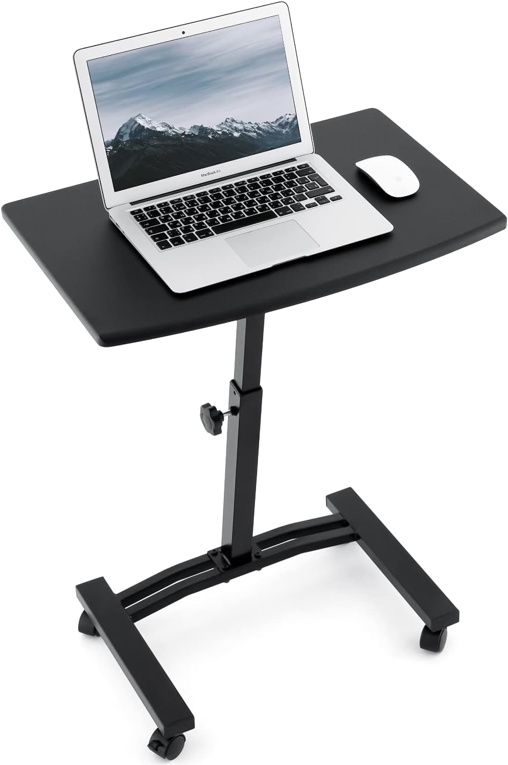 TATKRAFT Dream - Bureau mobile réglable pour ordinateur portable avec roulettes verrouillables