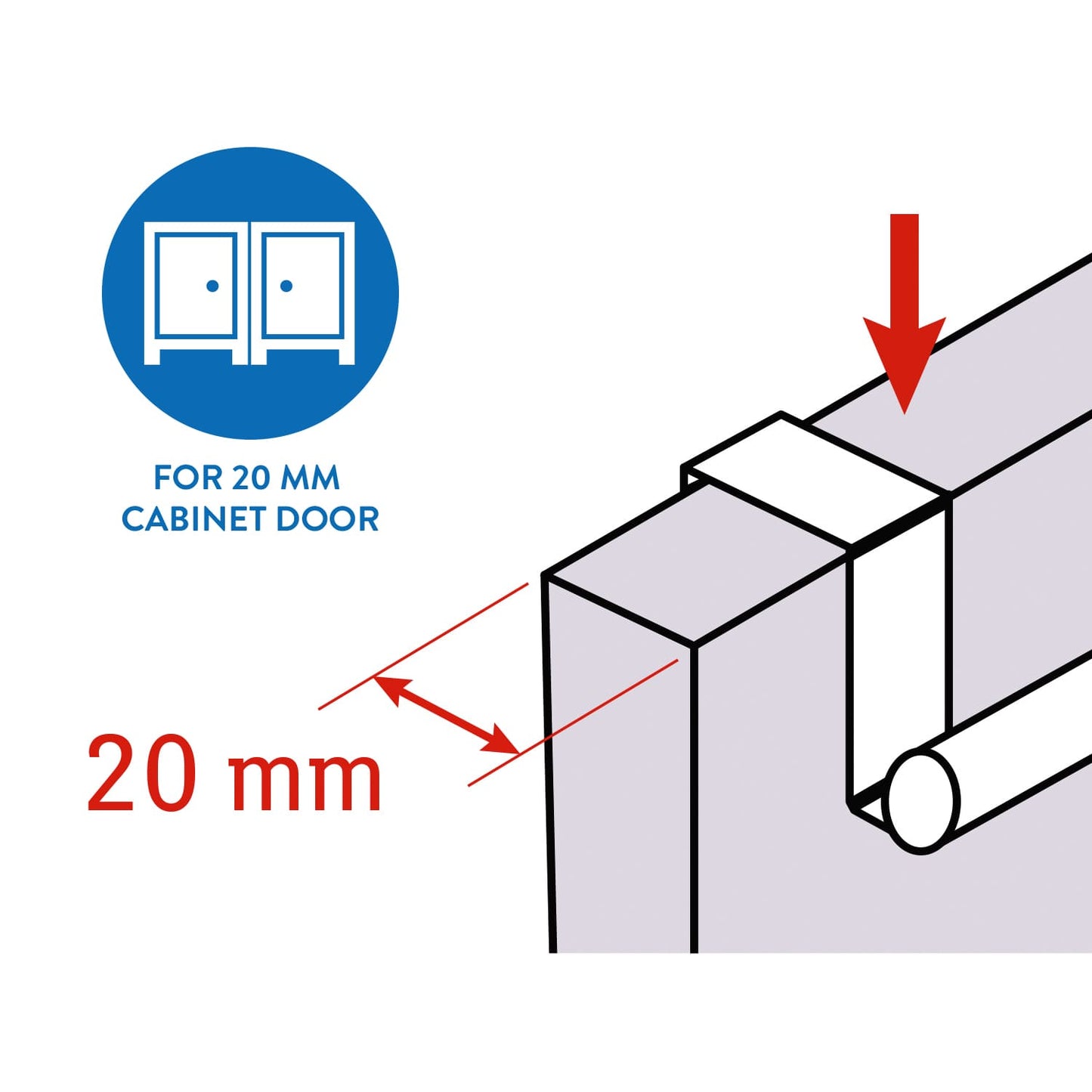 Tatkraft DOUBLE - Telescopische Dubbele RVS Kastdeur Handdoekrek voor de keukenkast of een andere deur - Uitschuifbaar, 3