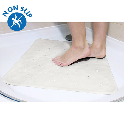 Tatkraft FINE - Rubber Anti-slip Douchemat - 55x55 cm, Vierkant - Badmat Douchemat Vierkant met 145 Zuignappen, 5